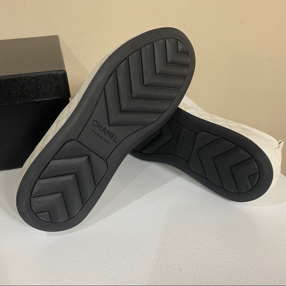 Sold ๐ Chanel Platform Sneakers Size 37.5 - Picture 7 of 11